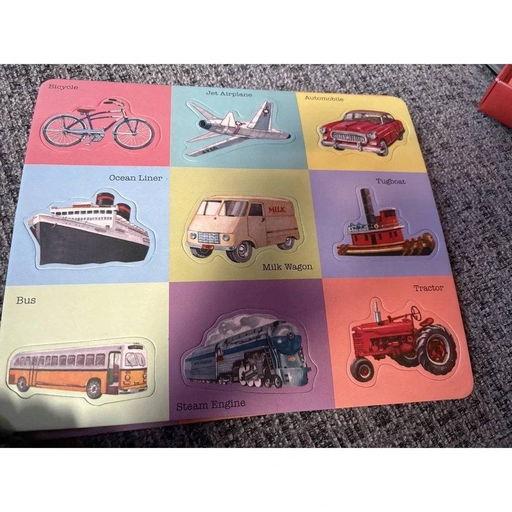 Puz'l Lotto Things That Go Vintage 1950s Style Transportation Puzzle Game 30-021